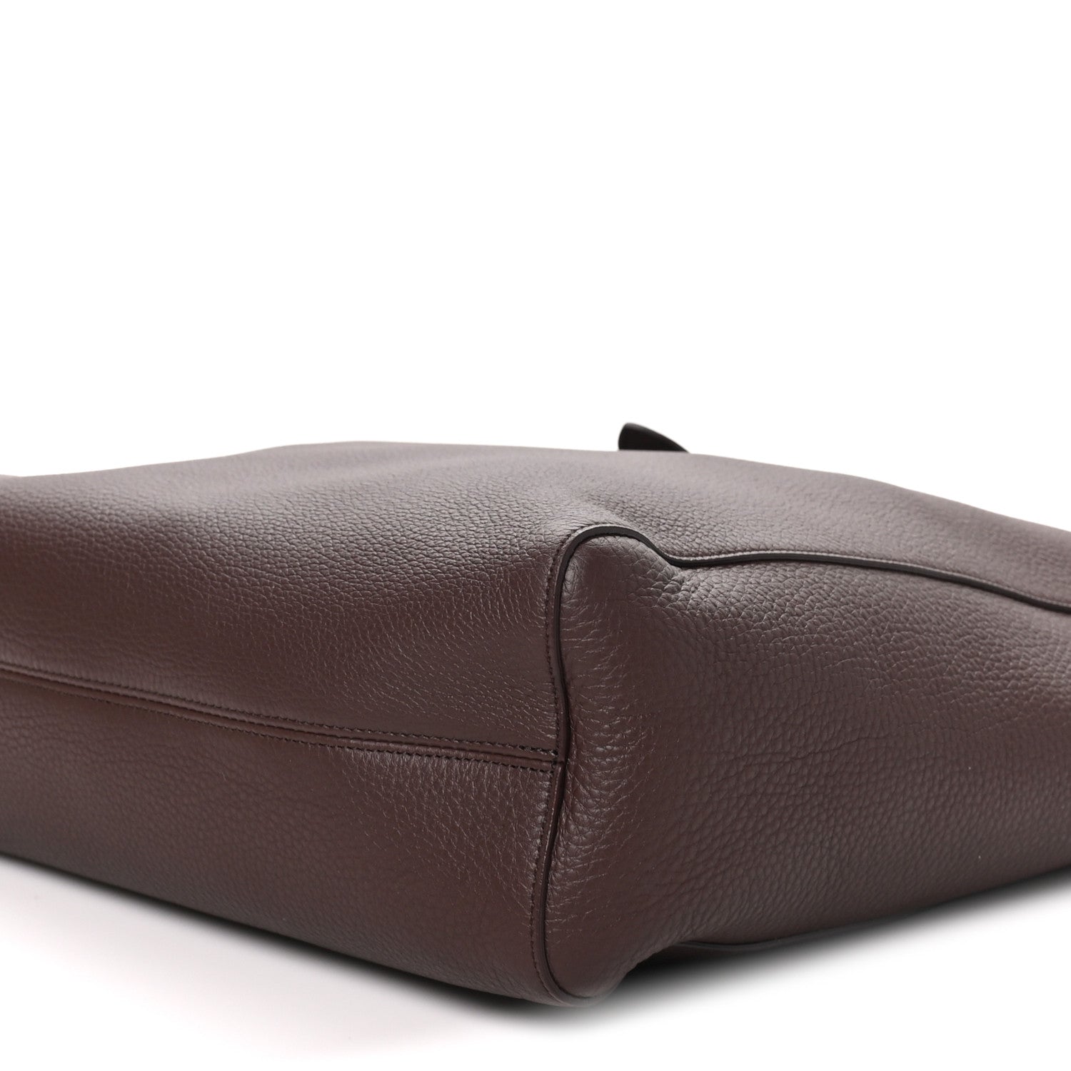 The Row Grained Calfskin Blake Hobo Acajou 8 of 8