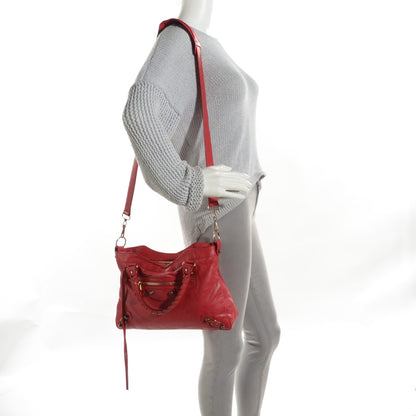 Balenciaga Agneau Giant 12 Rose Gold Hardware Town Coquelicot 5 of 12
