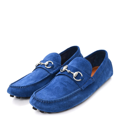 Gucci Suede Mens Horsebit Driver Loafers 7.5 Royale 4 of 10