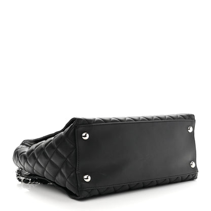 Chanel Calfskin Quilted Large Chic and Soft Shopping Tote Black 5 of 11