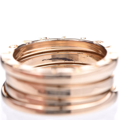 Bulgari 18K Yellow Gold B.Zero1 Three-Band Ring 56 7.5 3 of 5