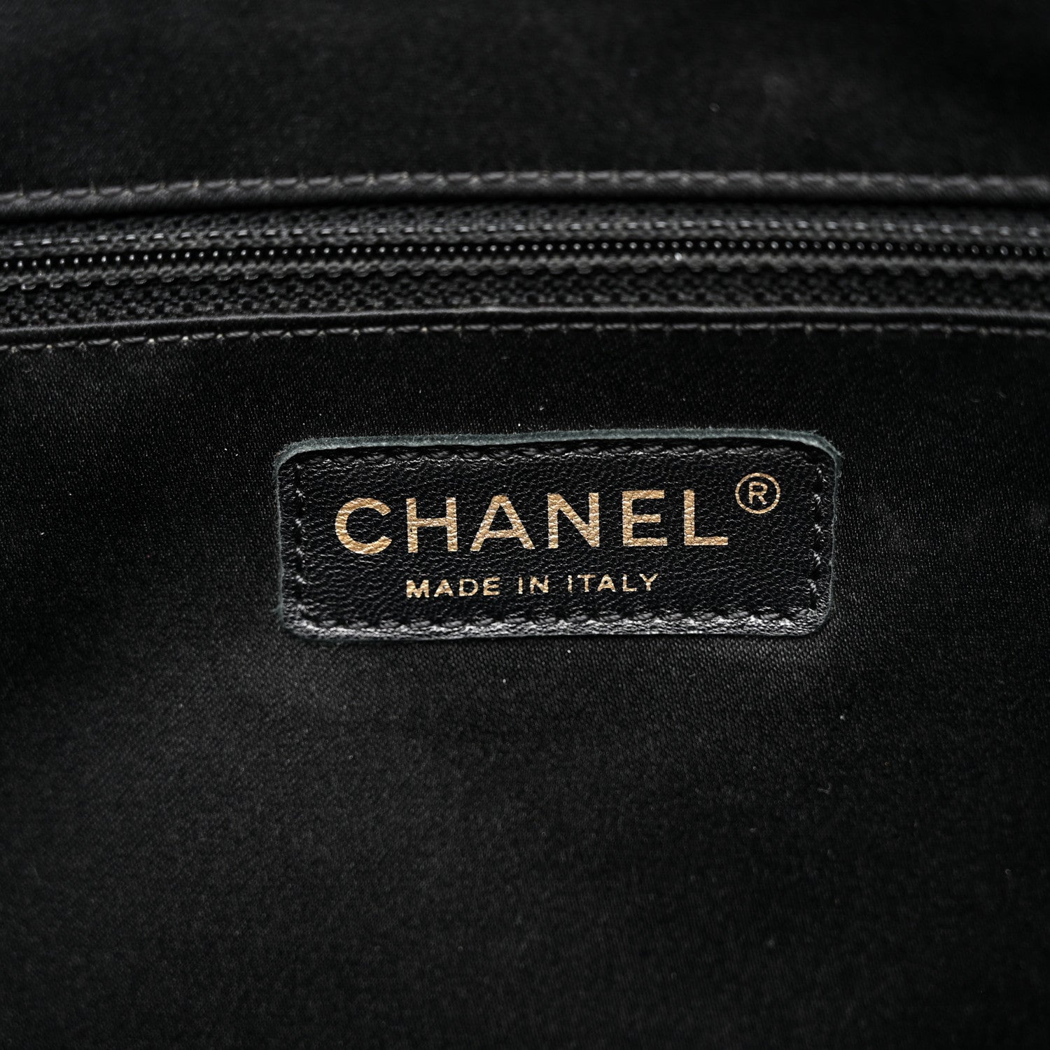 Chanel Caviar Quilted XL Grand Shopping Tote GST Black 6 of 10