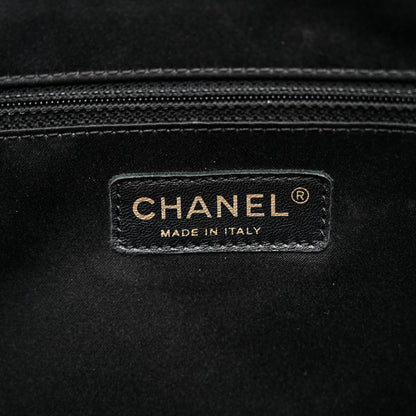 Chanel Caviar Quilted XL Grand Shopping Tote GST Black 6 of 10