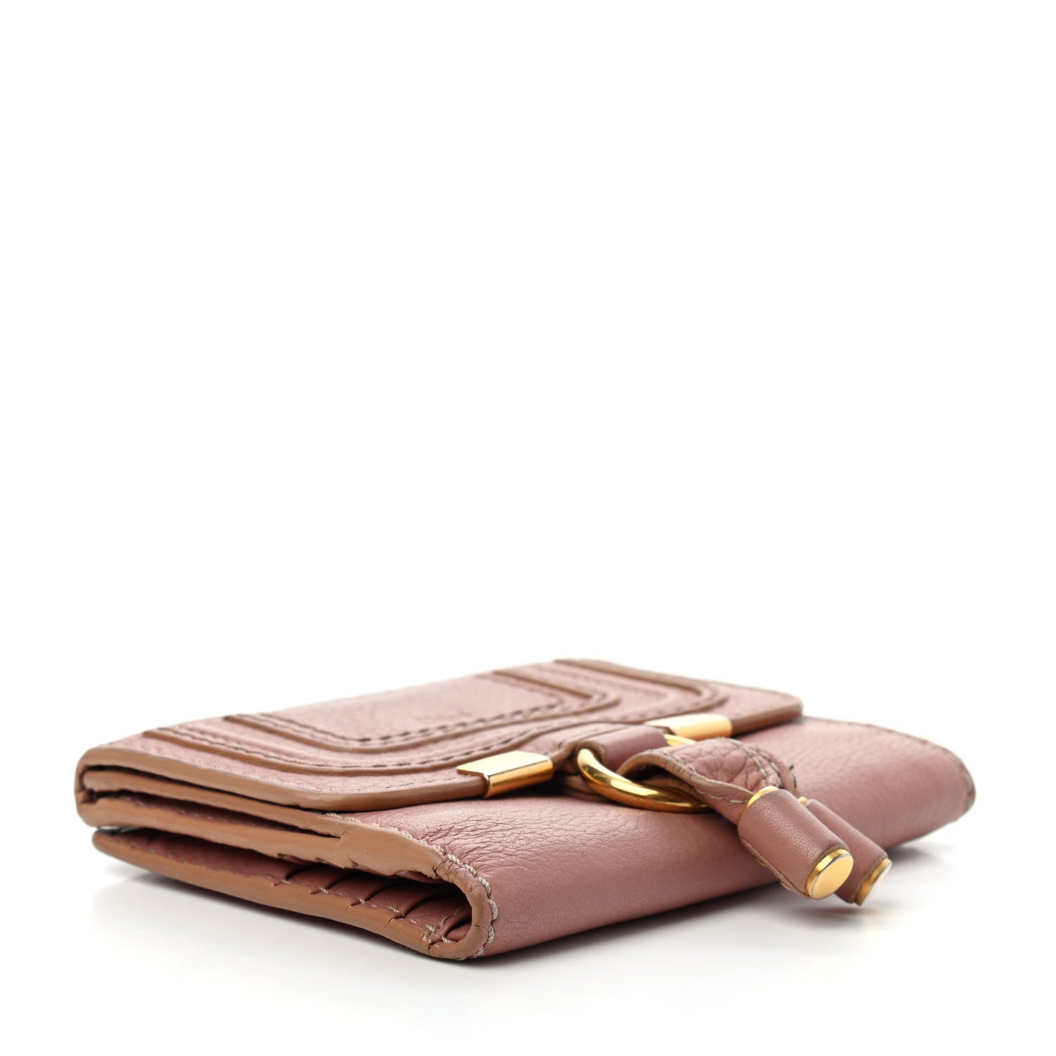 Chloe Grained Calfskin Marcie Square Wallet Anemone Pink 3 of 4