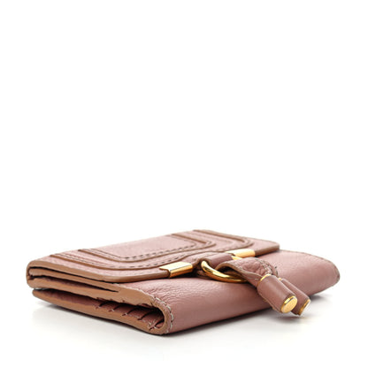 Chloe Grained Calfskin Marcie Square Wallet Anemone Pink 3 of 4