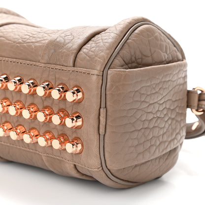 Alexander Wang Pebbled Lambskin Mini Rockie Latte Rose Gold Hardware 7 of 7