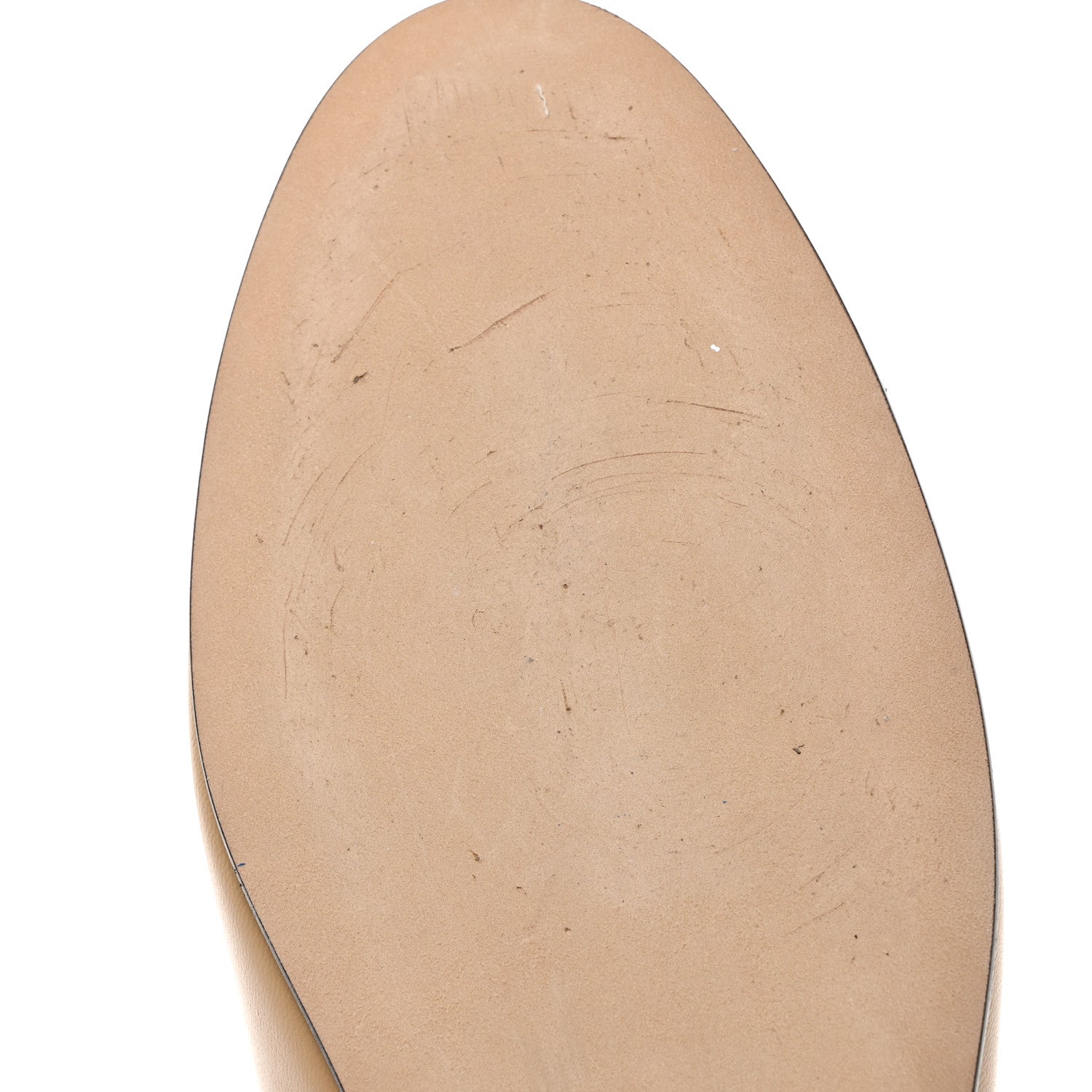Chanel Lambskin Cap Toe CC Ballerina Flats 38.5 Beige Black 9 of 10