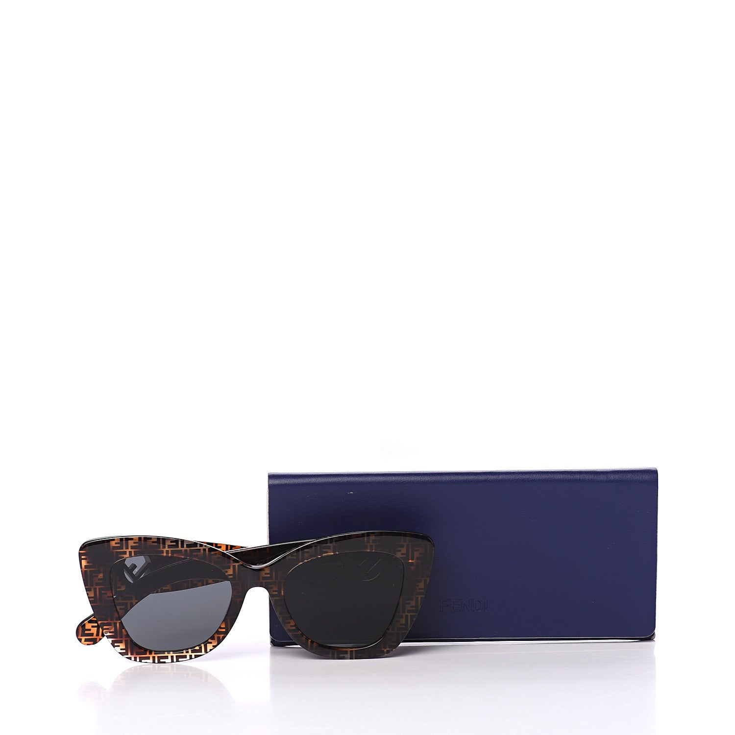 Fendi Acetate F is Fendi FF Cat Eye Sunglasses FF 0360/G/S Havana 7 of 7