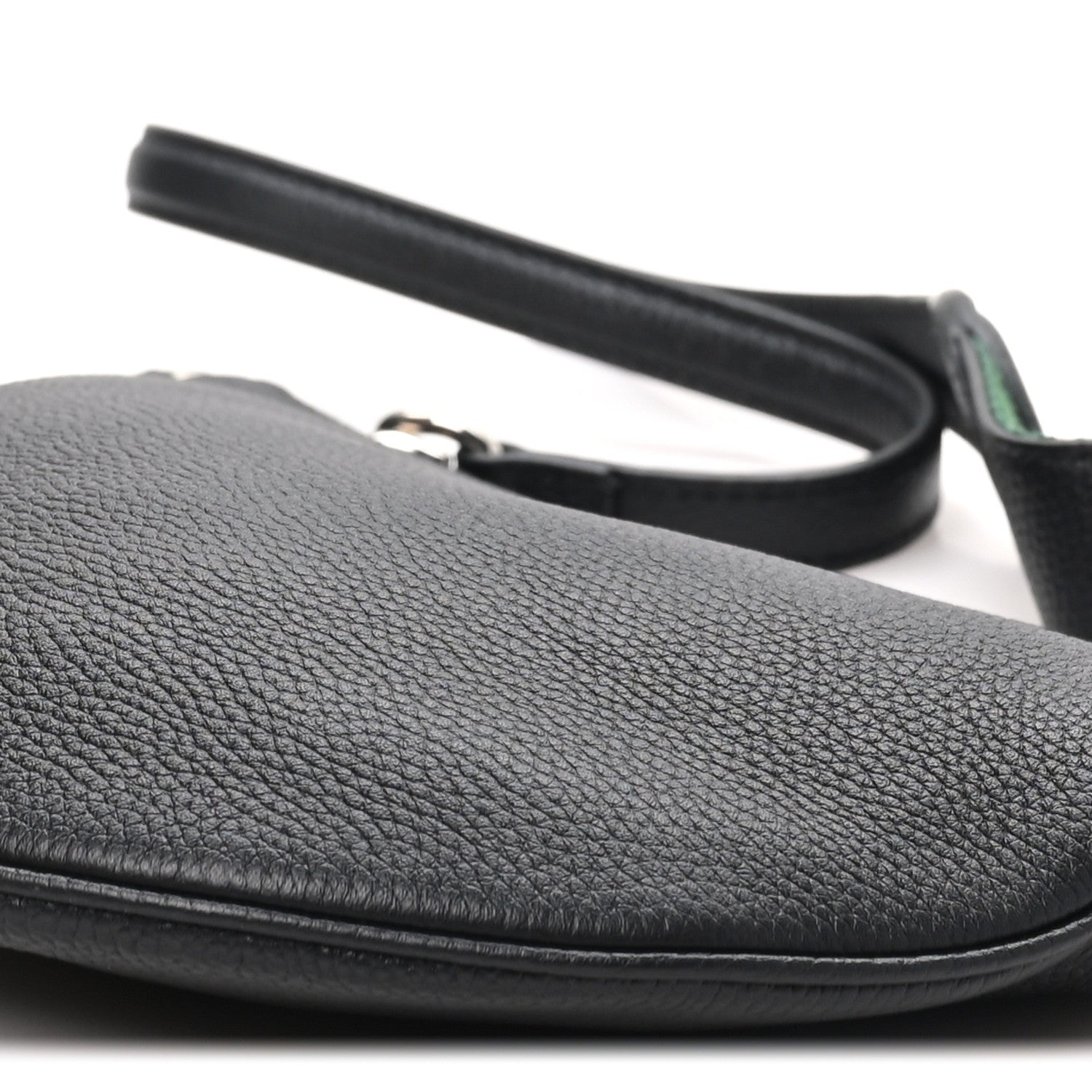 Gucci Pebbled Calfskin Mini B Shoudler Bag Black 9 of 9