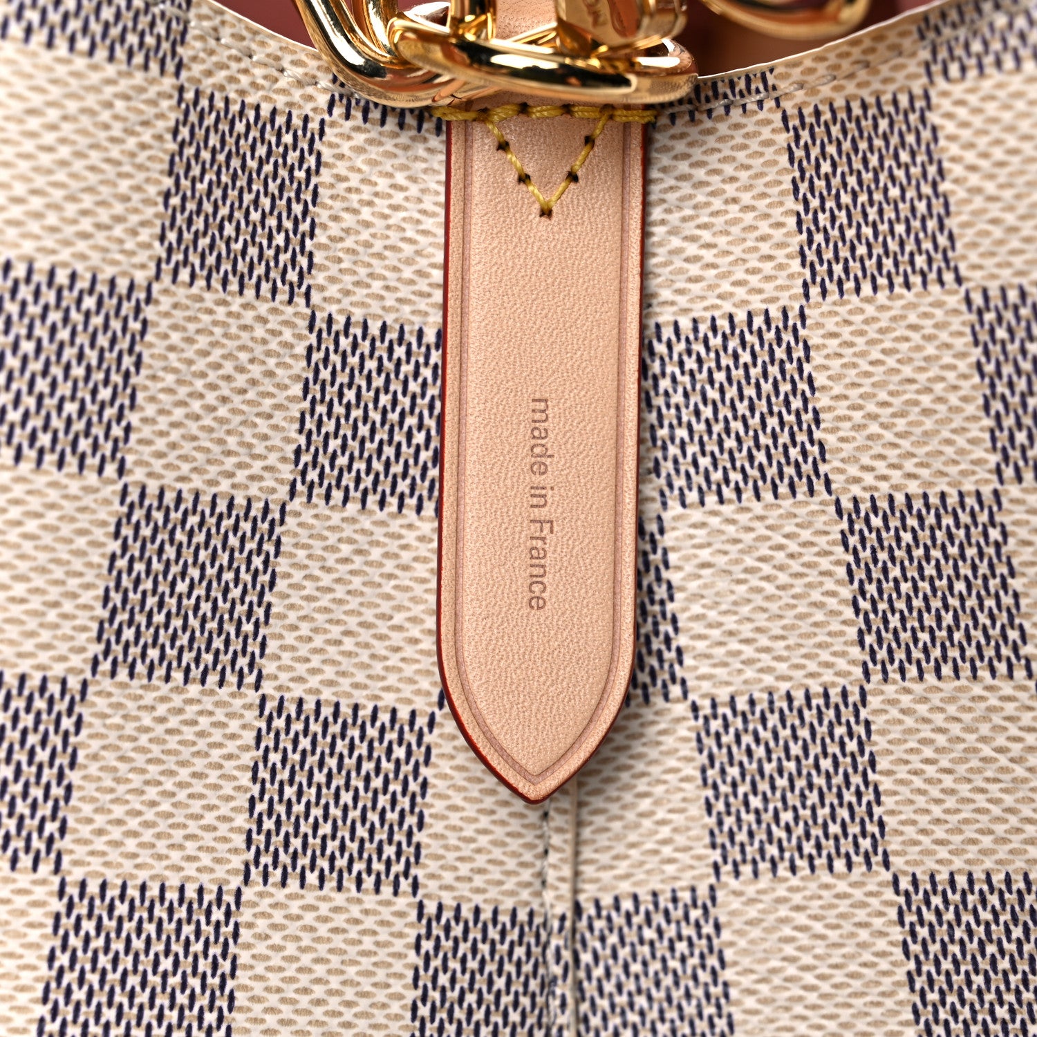 Louis Vuitton Damier Azur Braided Neonoe MM Peach Cream 7 of 11
