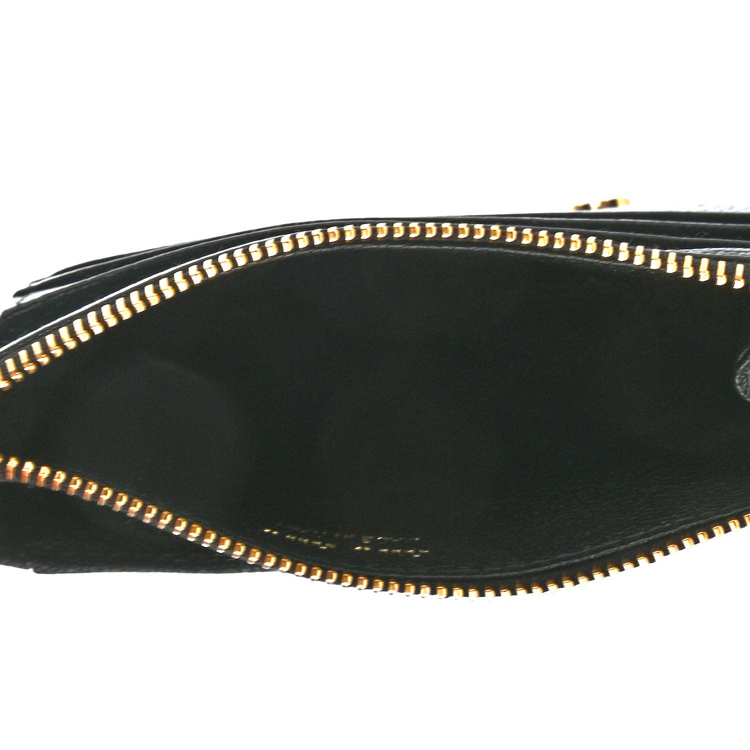 Miu Miu Madras Zip Card Case Black 5 of 6