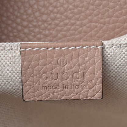 Gucci Calfskin Mini Pearly GG Marmont Top Handle Bag Porcelain Rose 8 of 11
