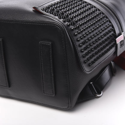 Christian Louboutin Calfskin Spiked Apoloubi Backpack Black 9 of 10
