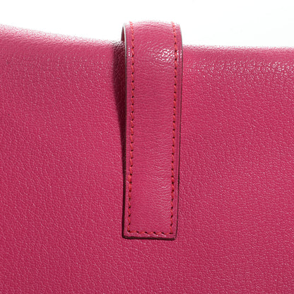 Hermes Chèvre Jige Mini 20 Clutch Fuchsia 19 of 19