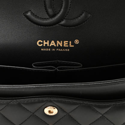 Chanel Lambskin Quilted Small Double Flap Black 6 of 10
