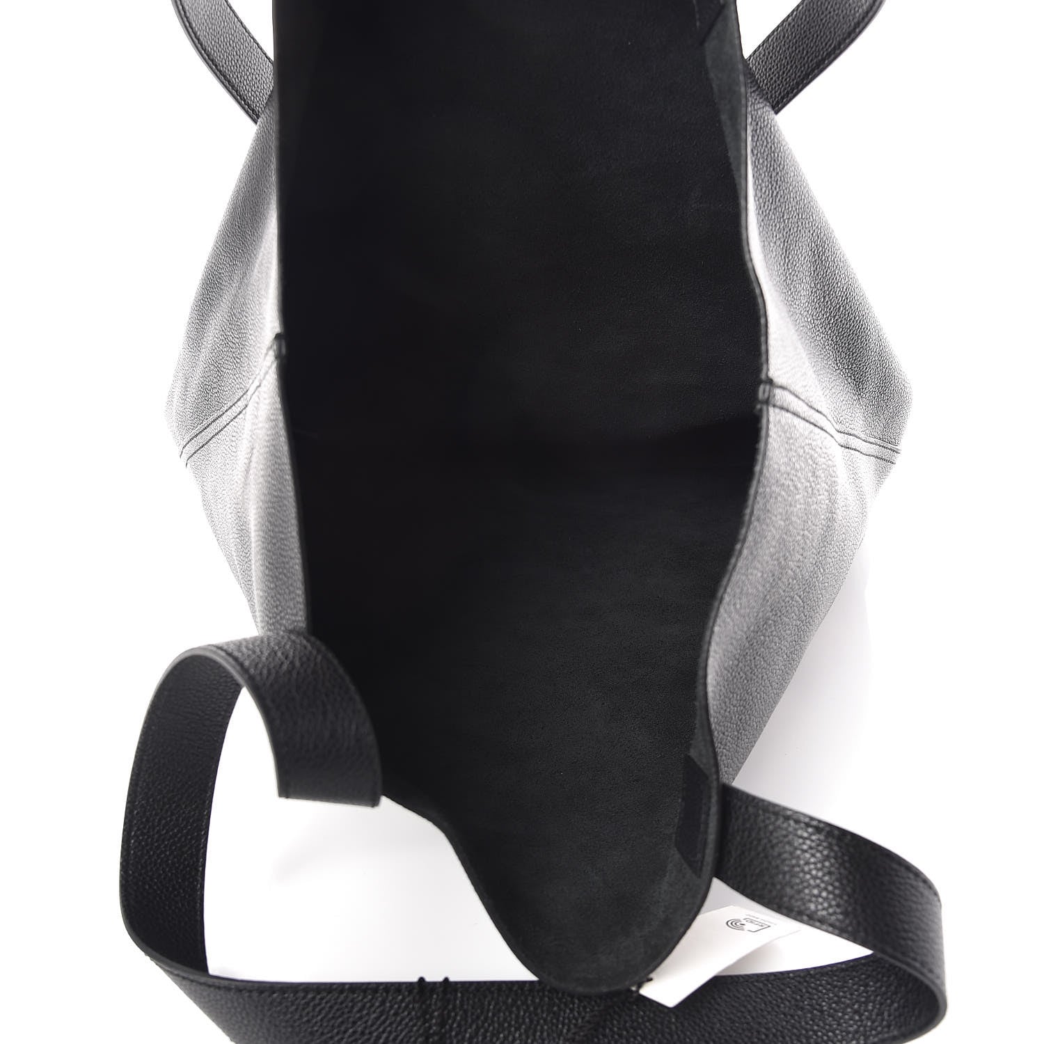 Gucci Calfskin Mens Logo Vertical Shopping Tote Black 5 of 11