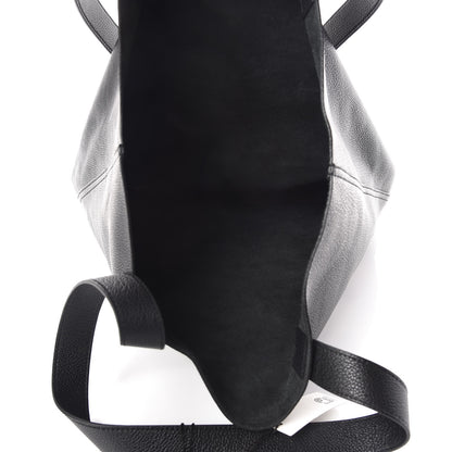 Gucci Calfskin Mens Logo Vertical Shopping Tote Black 5 of 11