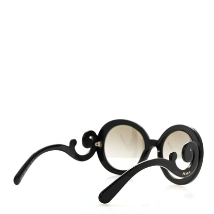 Prada Baroque Sunglasses SPR 27N Black 4 of 7