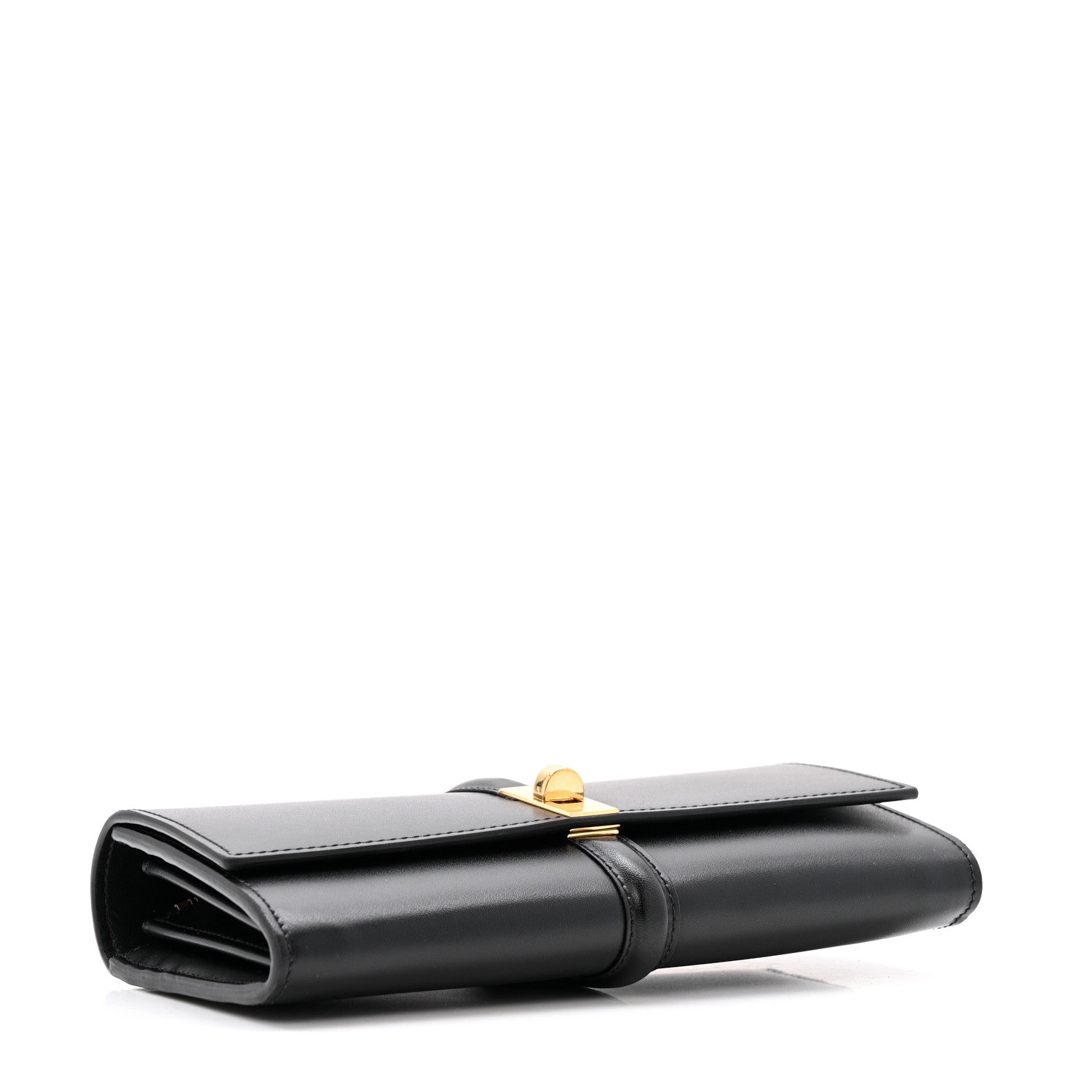 Celine Satinated Calfskin 16 Large Wallet Black 1792690 – FASHIONPHILE