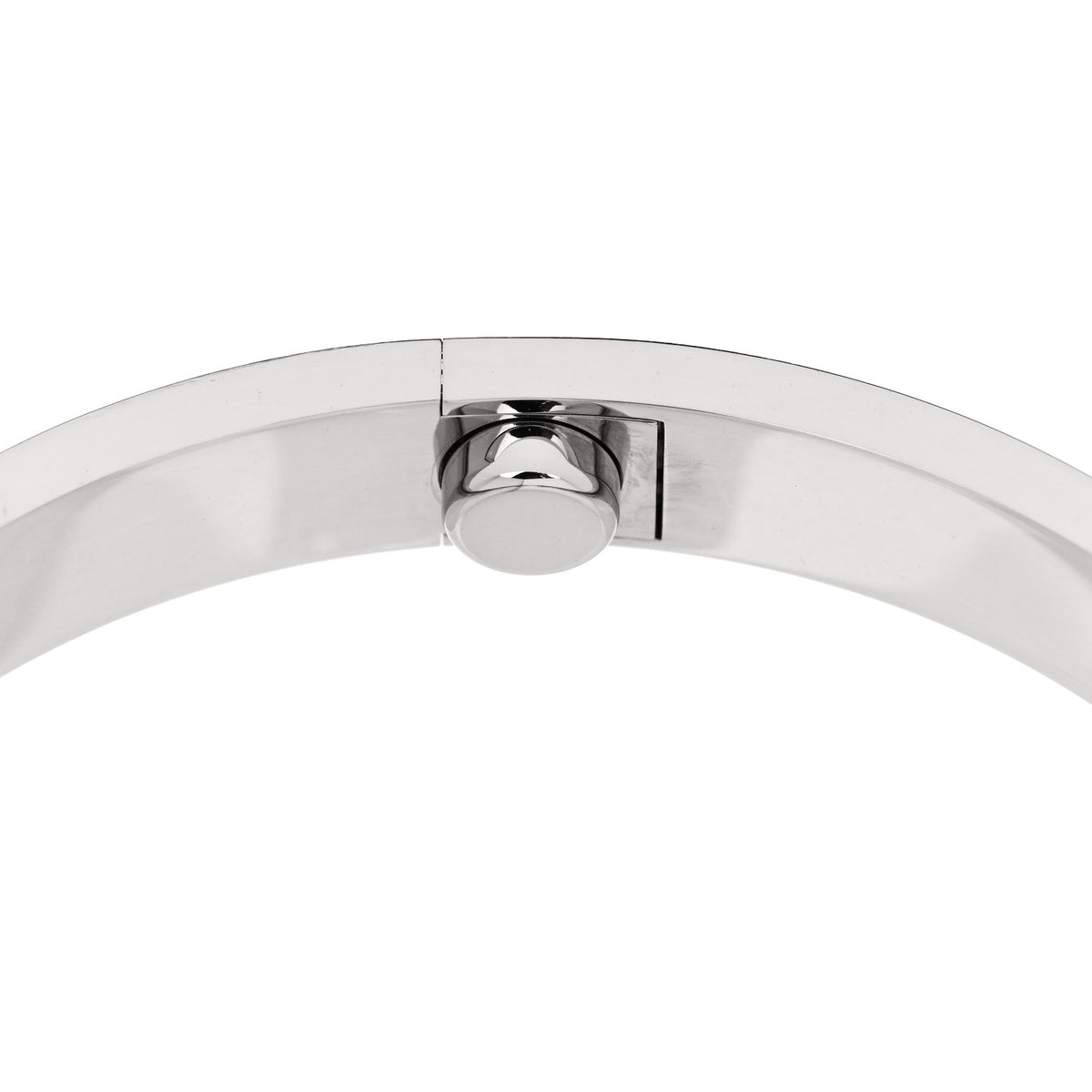 Cartier 18K White Gold LOVE Bracelet 17 7 of 9