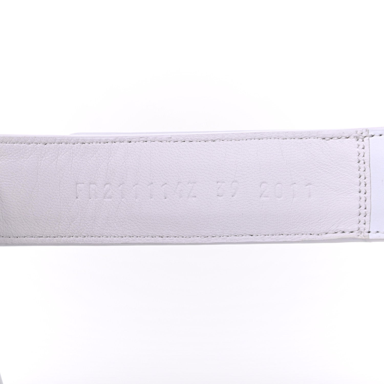 Hermes Calfskin Womens Chypre Sandals 39 White 8 of 9