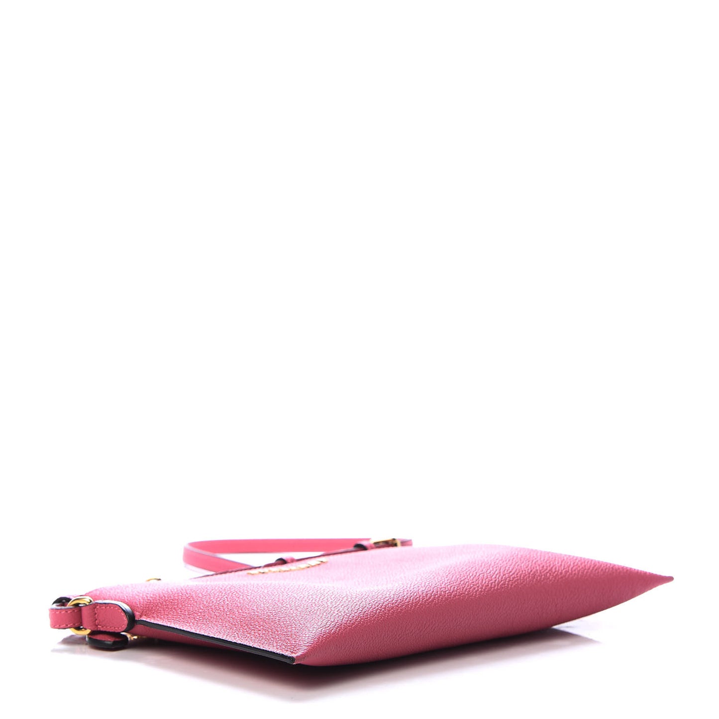 Soft Grain Calfskin Peyton Crossbody Clutch Bag Pink Azalea