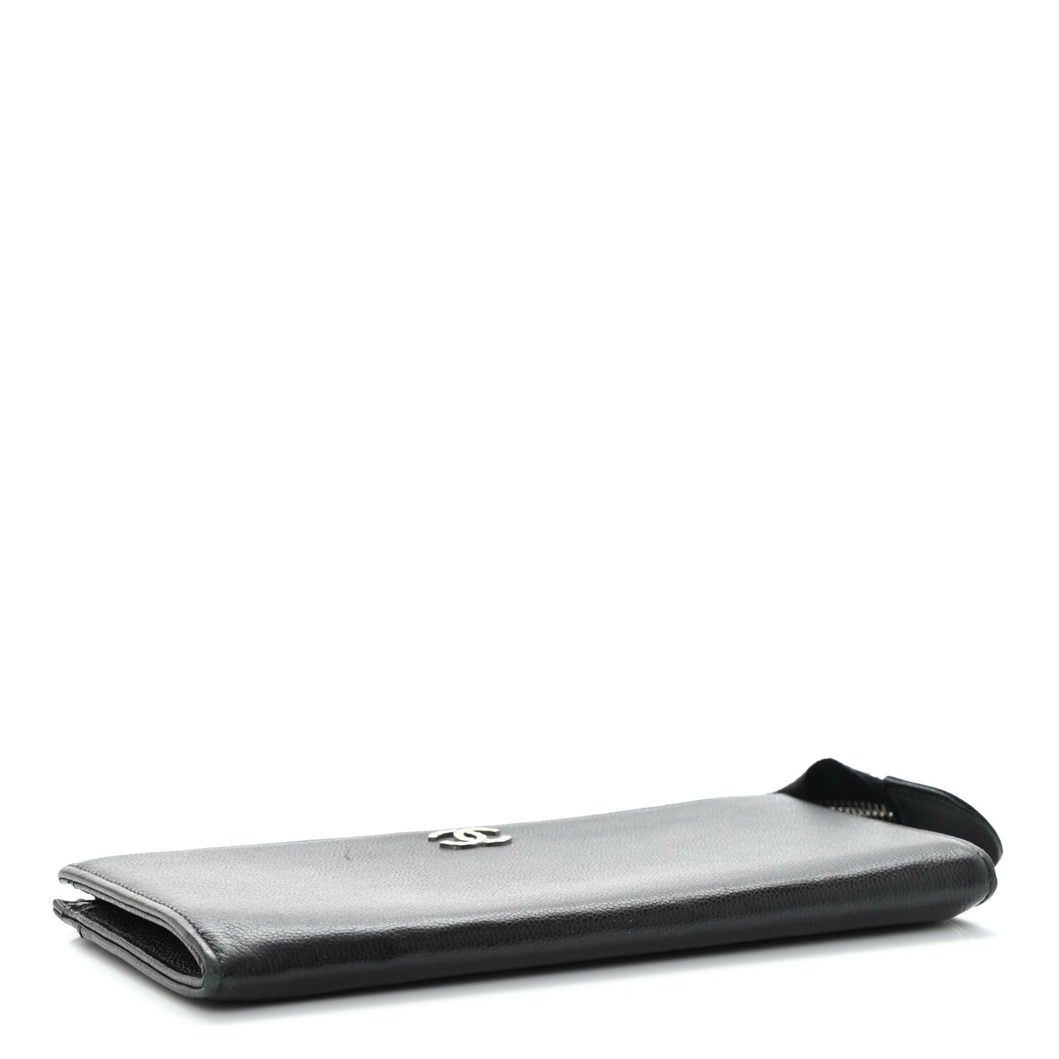 Chanel Caviar Sevruga CC Zip Wallet Black 4 of 12