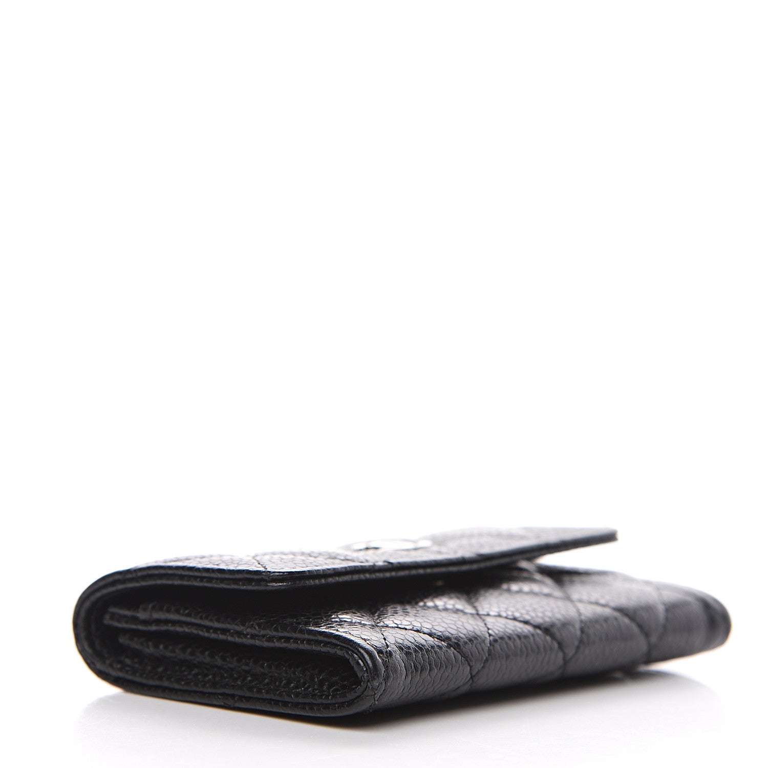 Chanel Caviar Quilted Flap Card Holder Black 3 of 9