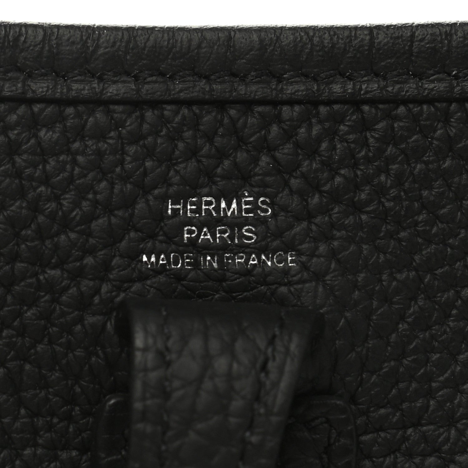 Hermes Taurillon Clemence Evelyne TPM Black 6 of 11