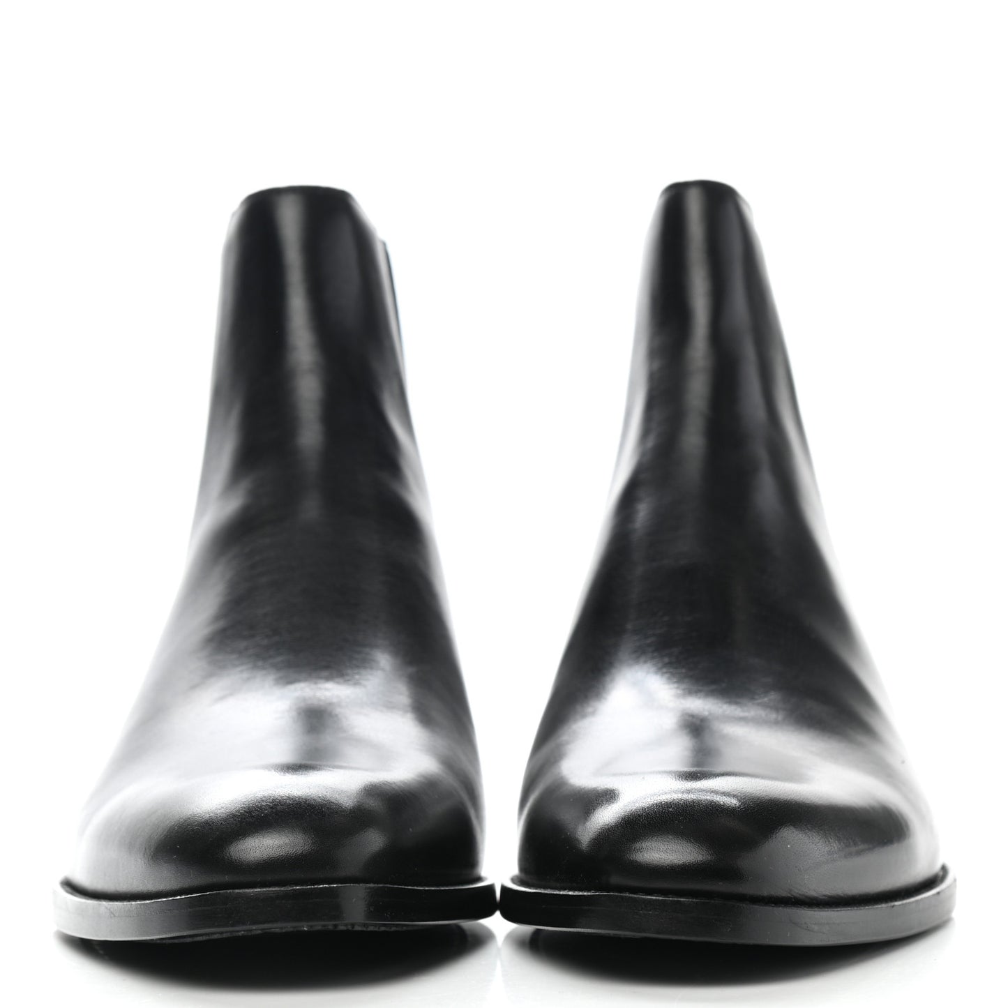 Calfskin Mens Wyatt Chelsea Boots 40.5 Black