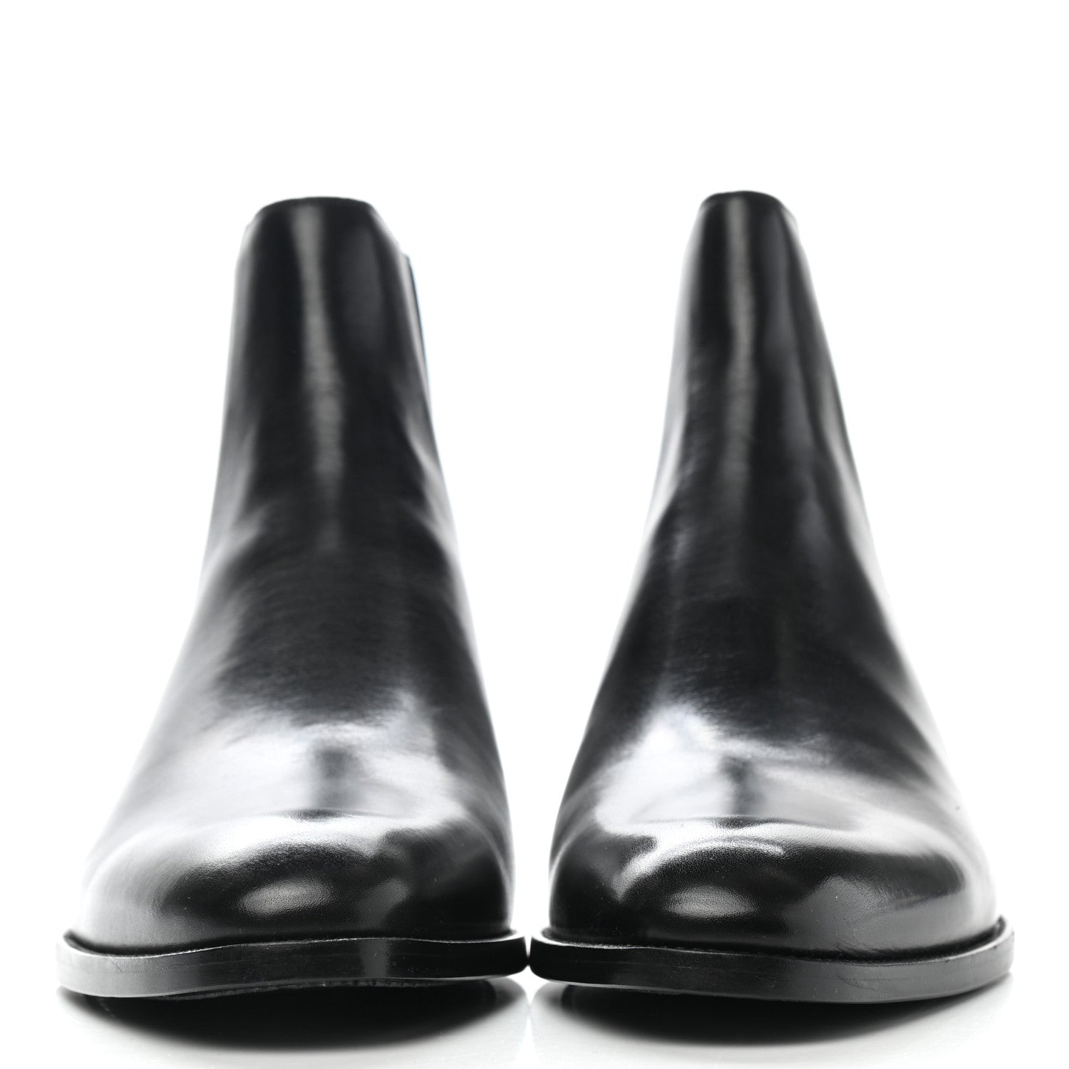 Saint Laurent Calfskin Mens Wyatt Chelsea Boots 40.5 Black 2 of 9