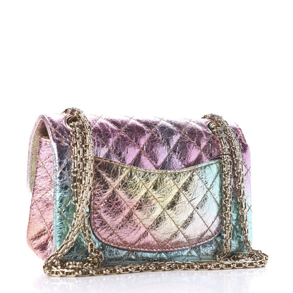 Chanel Metallic Goatskin Quilted Mini 2.55 Reissue Flap Multicolor 4 of 12