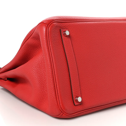 Hermes Togo Birkin 35 Rouge Casaque 9 of 10