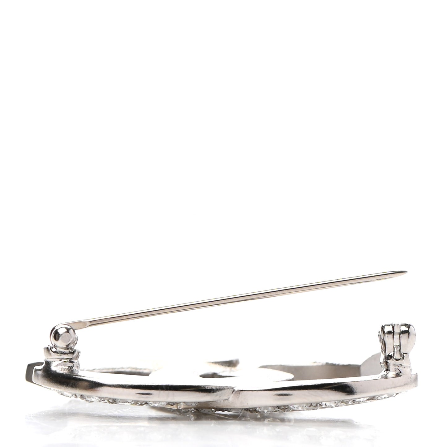 Crystal Palais Garnier CC Brooch Silver