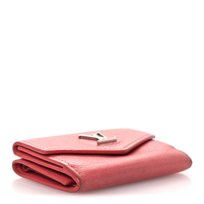 Louis Vuitton Calfskin Lockmini Wallet Hot Pink 4 of 13