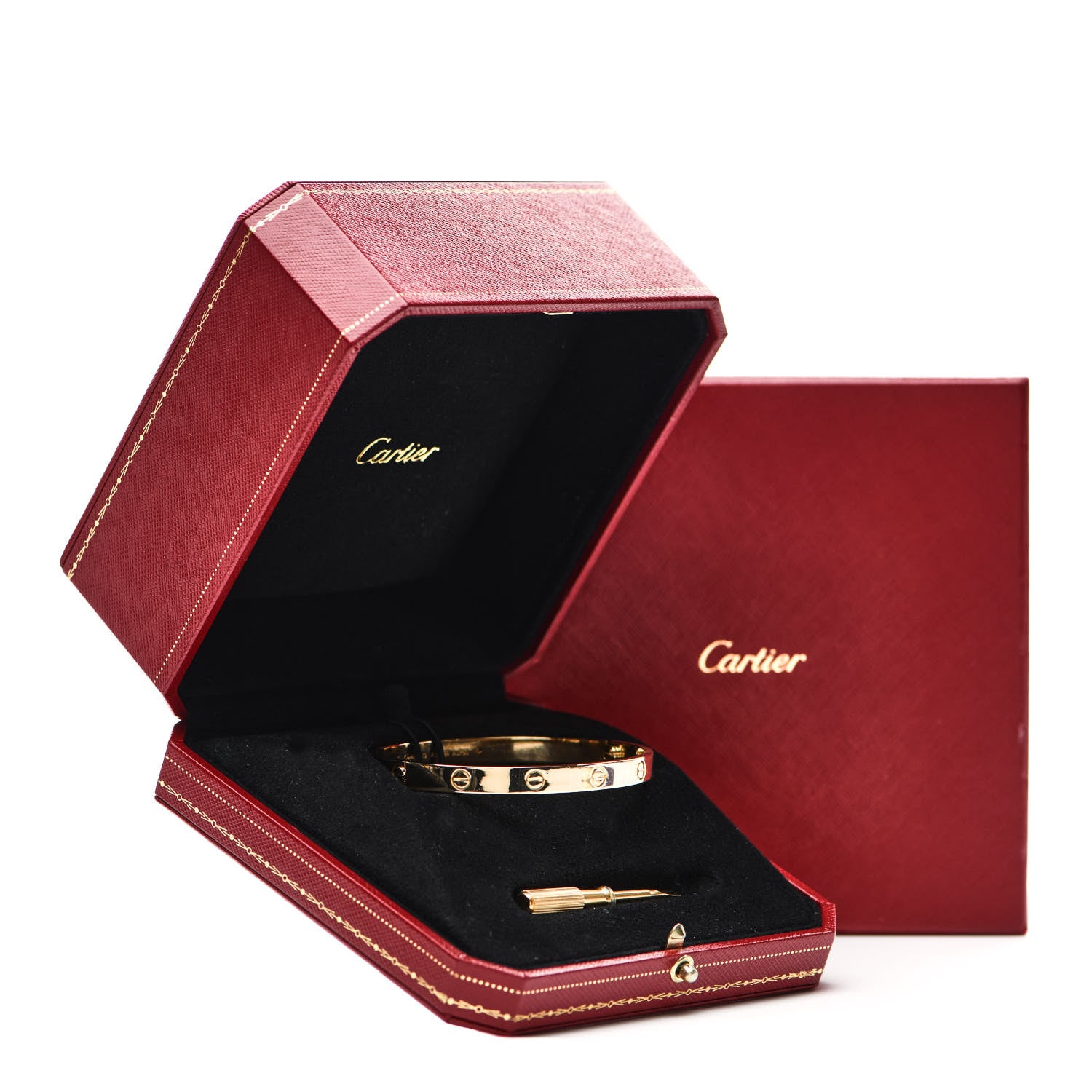 Cartier 18K Yellow Gold LOVE Bracelet 19 6 of 6