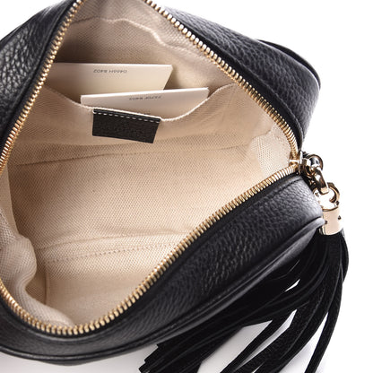 Gucci Pebbled Calfskin Small Soho Disco Bag Black 5 of 9