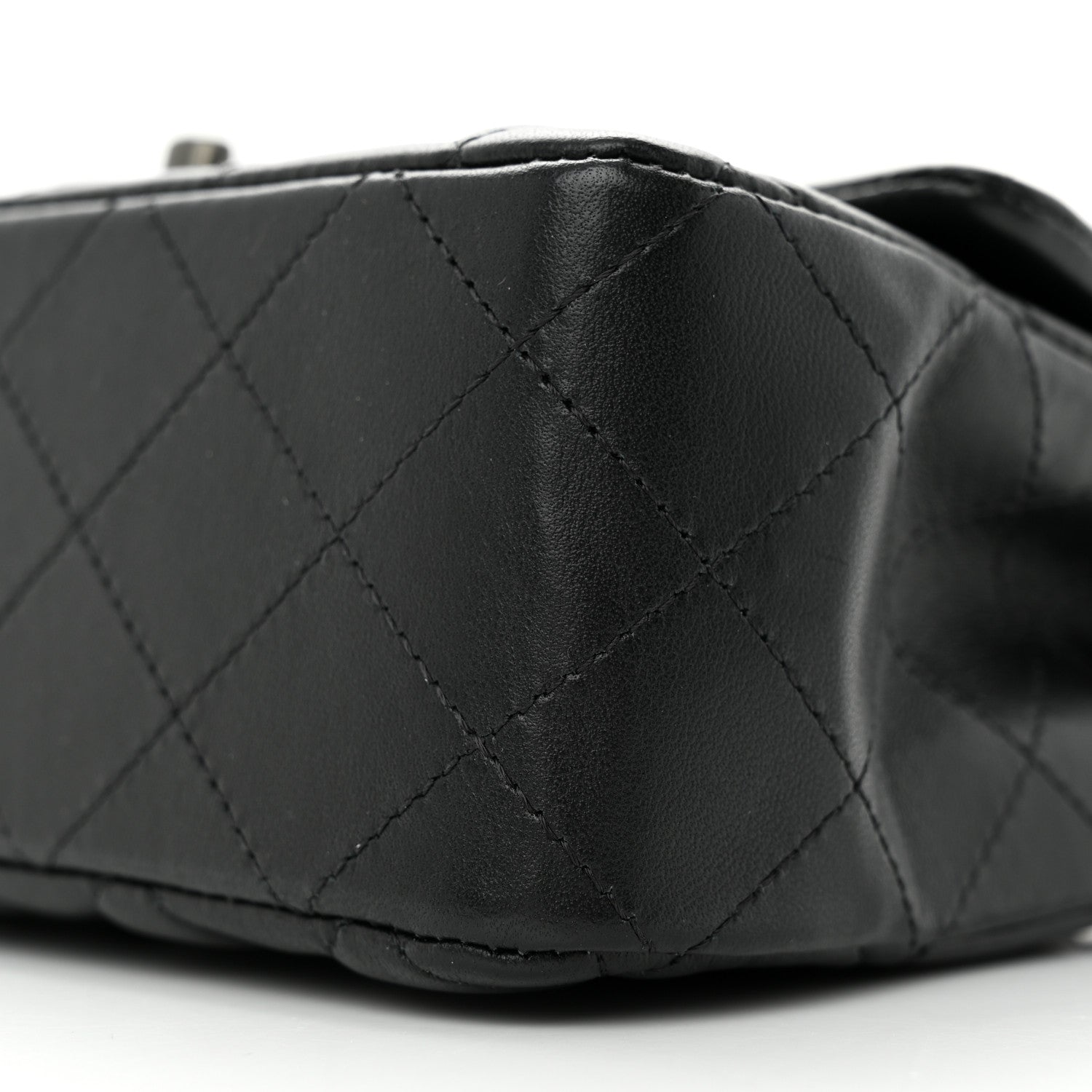 Chanel Lambskin Quilted Mini Rectangular Flap So Black 10 of 11
