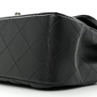 Chanel Lambskin Quilted Mini Rectangular Flap So Black 10 of 11