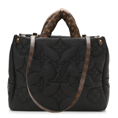 Louis Vuitton Econyl Monogram Pillow Giant Onthego MM Black 1 of 7