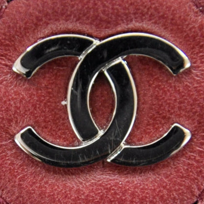 Chanel Lambskin Quilted Yen Wallet Red 7 of 10
