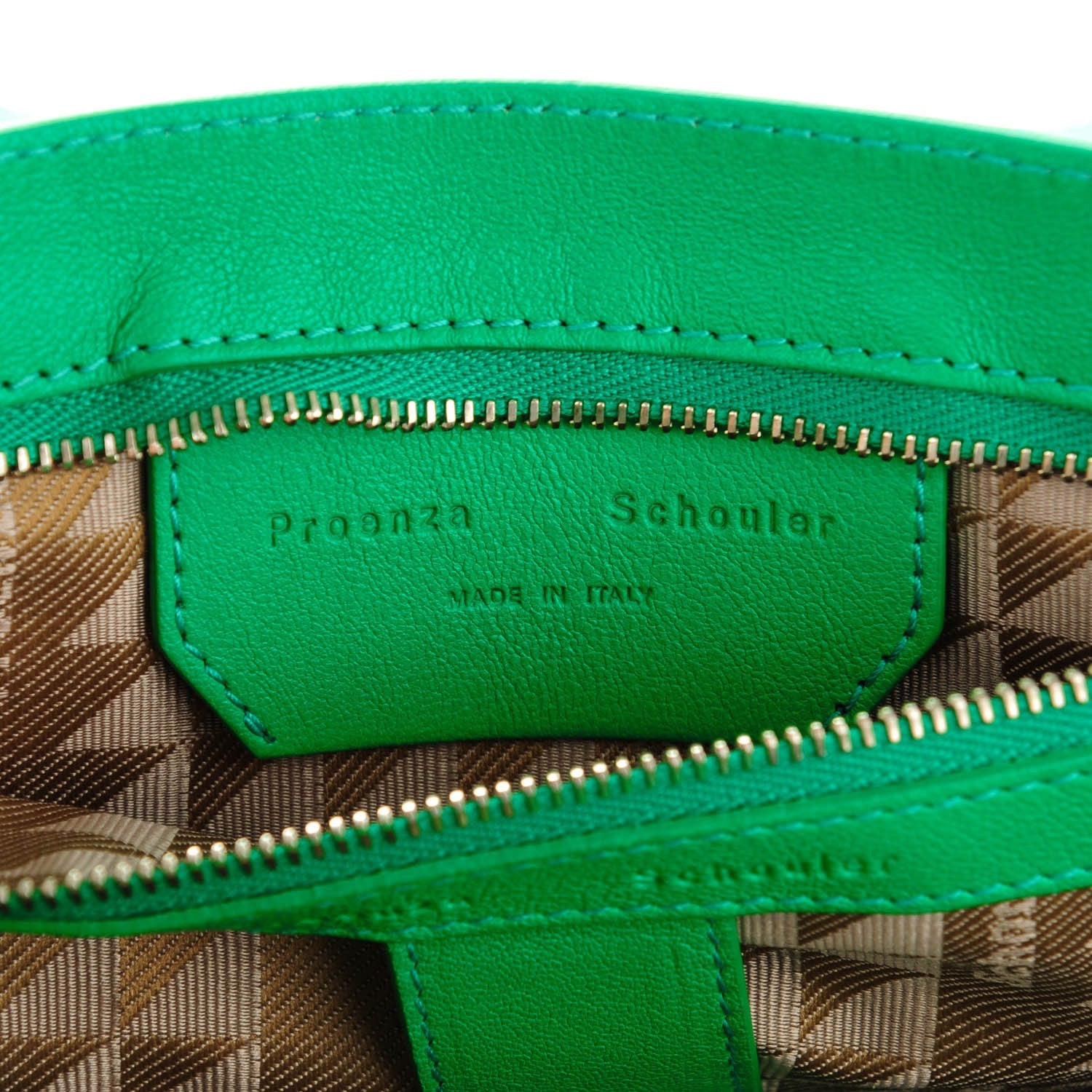 Proenza Schouler Lambskin Medium PS1 Satchel Aloe 7 of 8