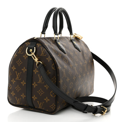 Louis Vuitton Monogram My World Tour Speedy Bandouliere 30 Black 3 of 8