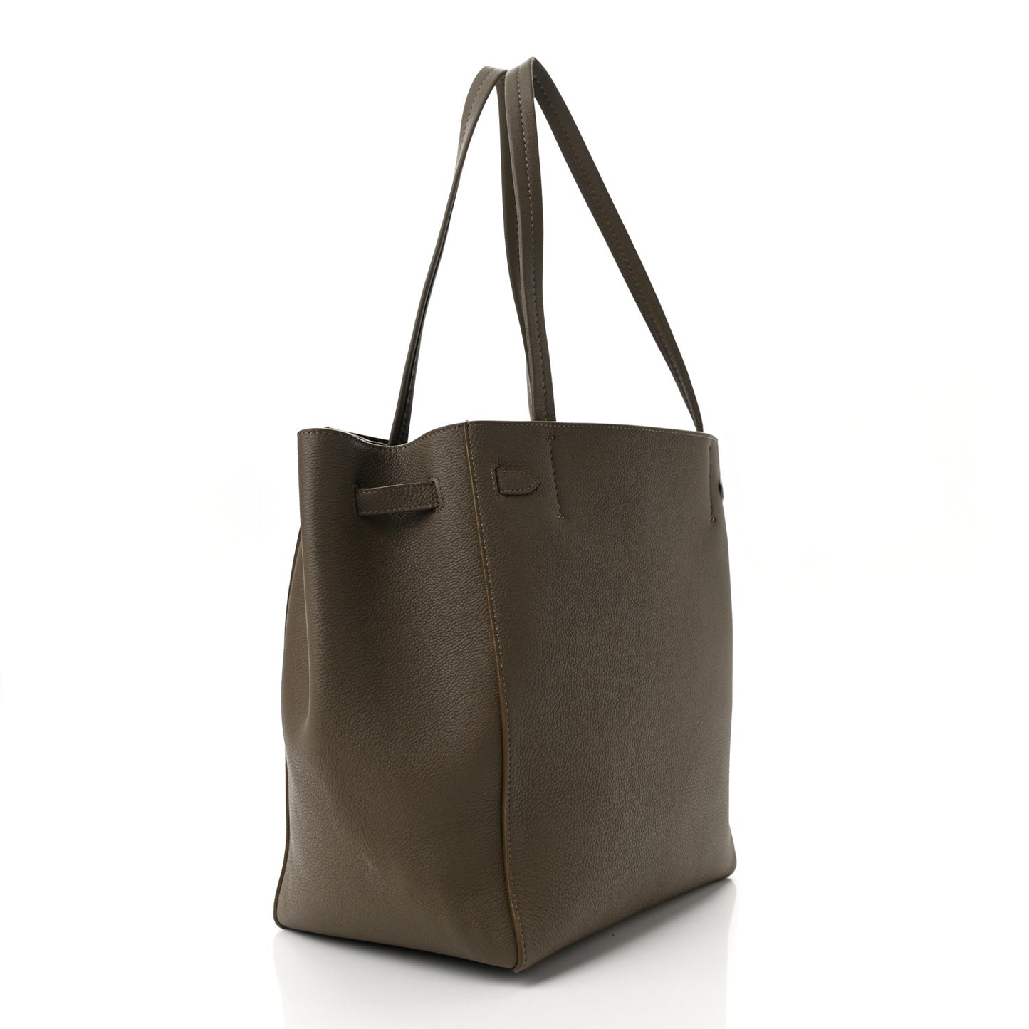Soft Grained Calfskin Small Belt Cabas Phantom Taupe