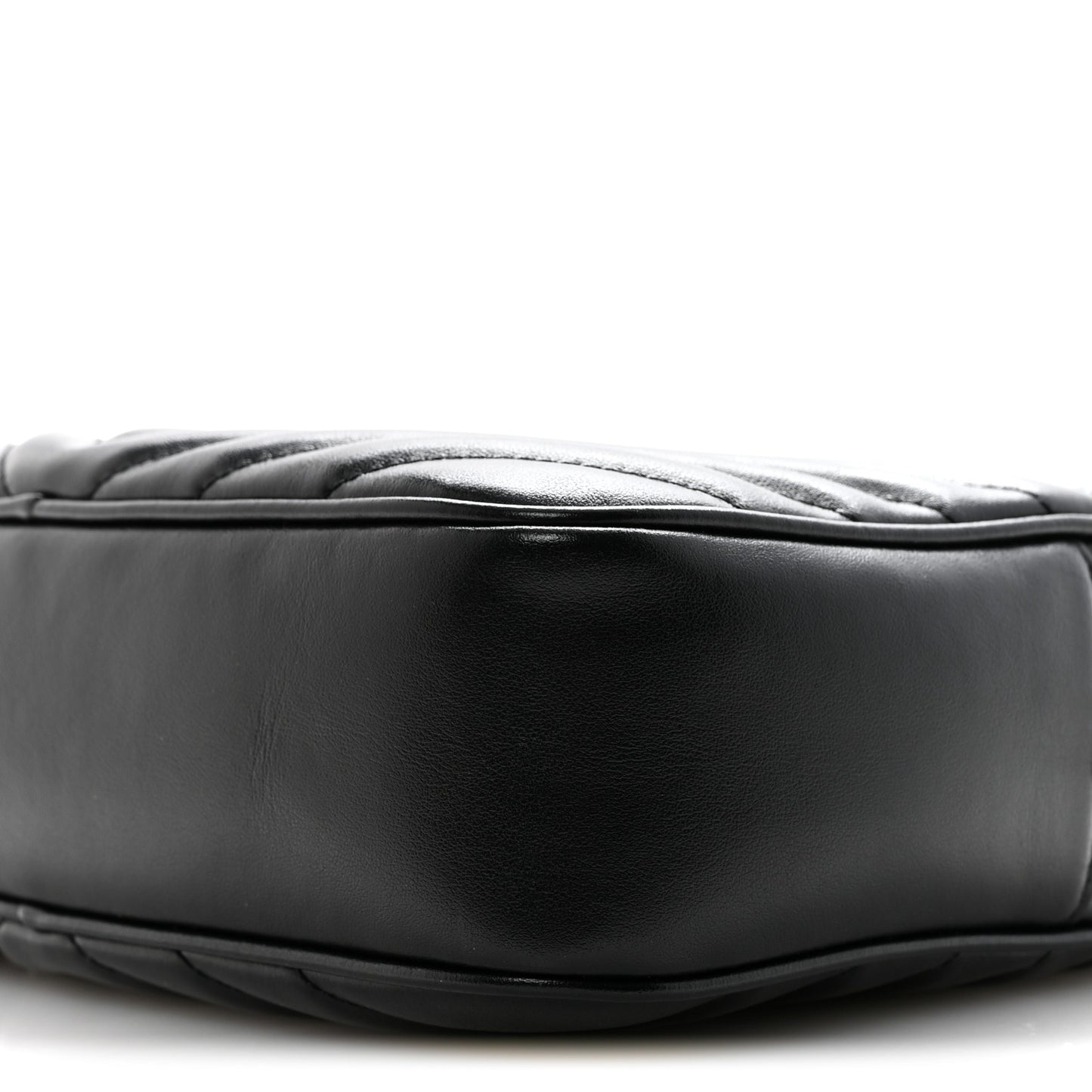 Calfskin Matelasse Monogram Lou Camera Bag Black