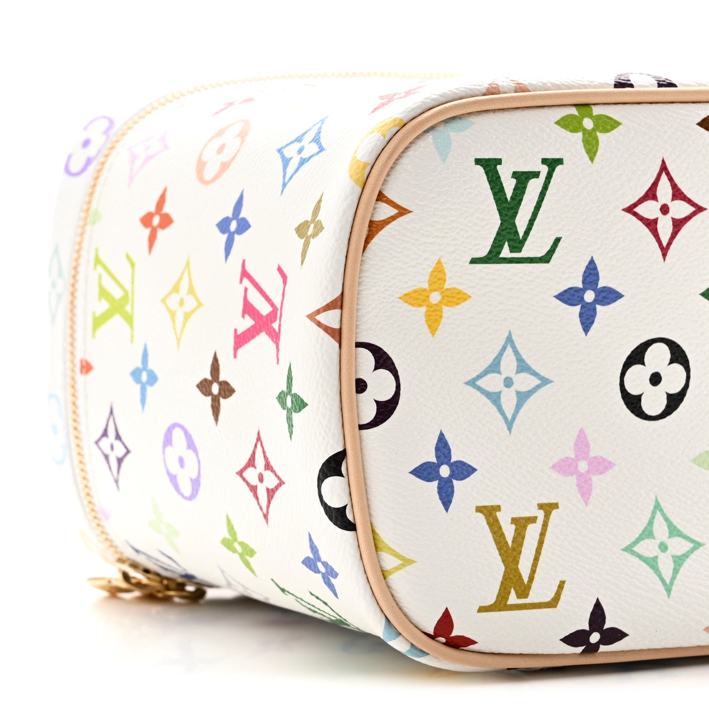 LV X TM Monogram Multicolor Nice BB White