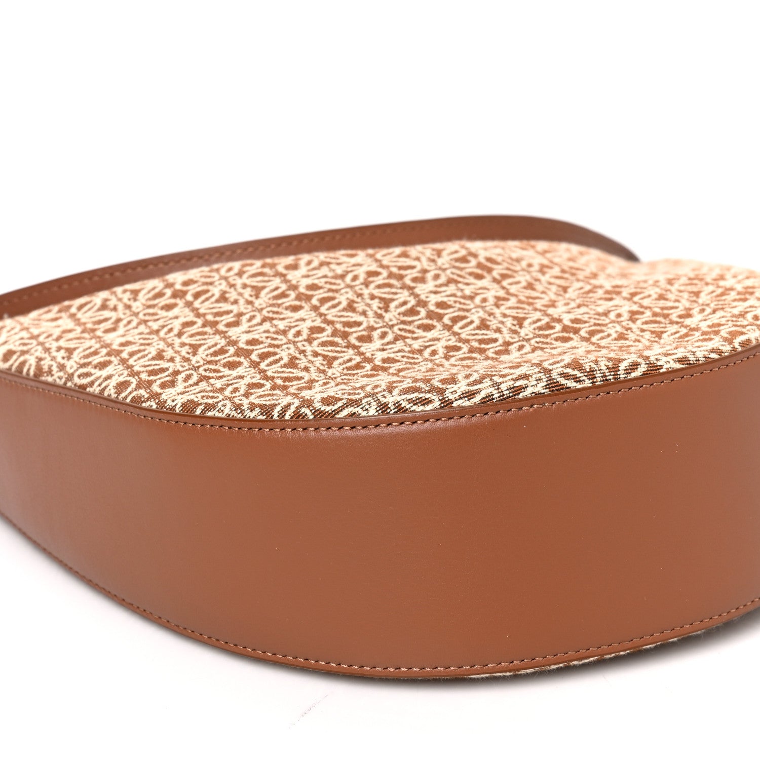 Loewe Jacquard Anagram Calfskin Luna Bag Tan 6 of 7