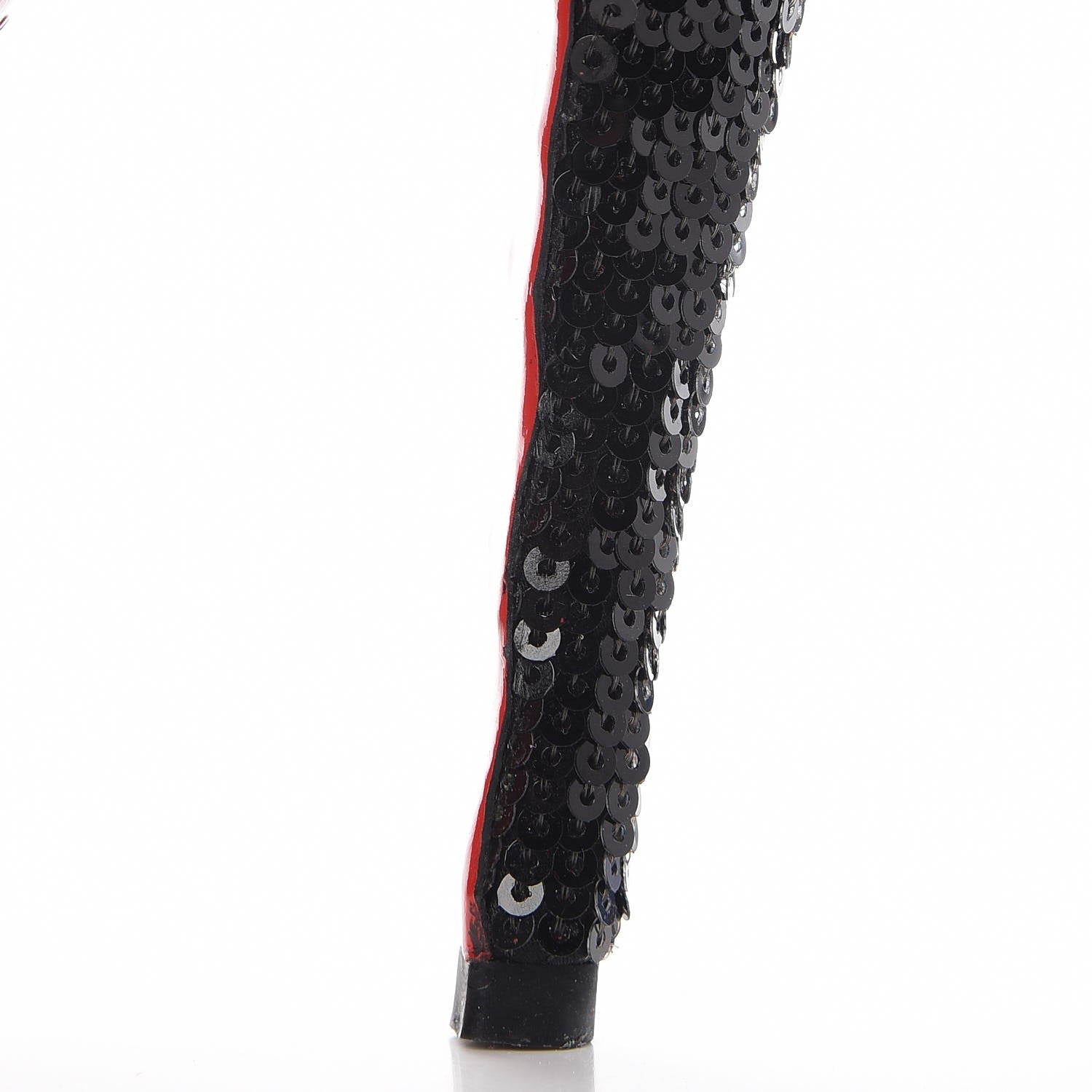 Christian Louboutin Sequin Decollete 868 100 Pumps 39.5 Black 10 of 14