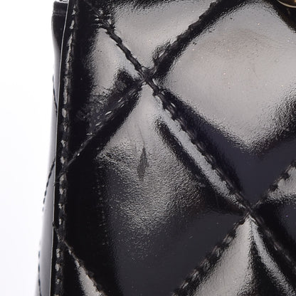 Chanel Patent Quilted Jumbo Single Flap Black 9 of 11