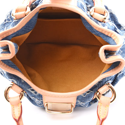 Louis Vuitton Monogram Denim Pleaty Blue 4 of 9